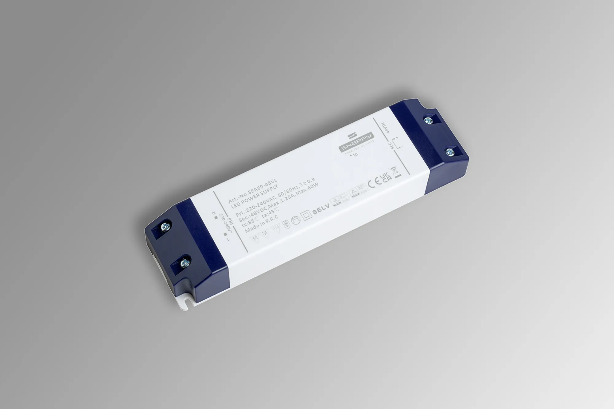 IP20 48V Non-Dim Drivers Snappy Fixed output Driver